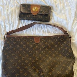 Louis V bag & Wallet